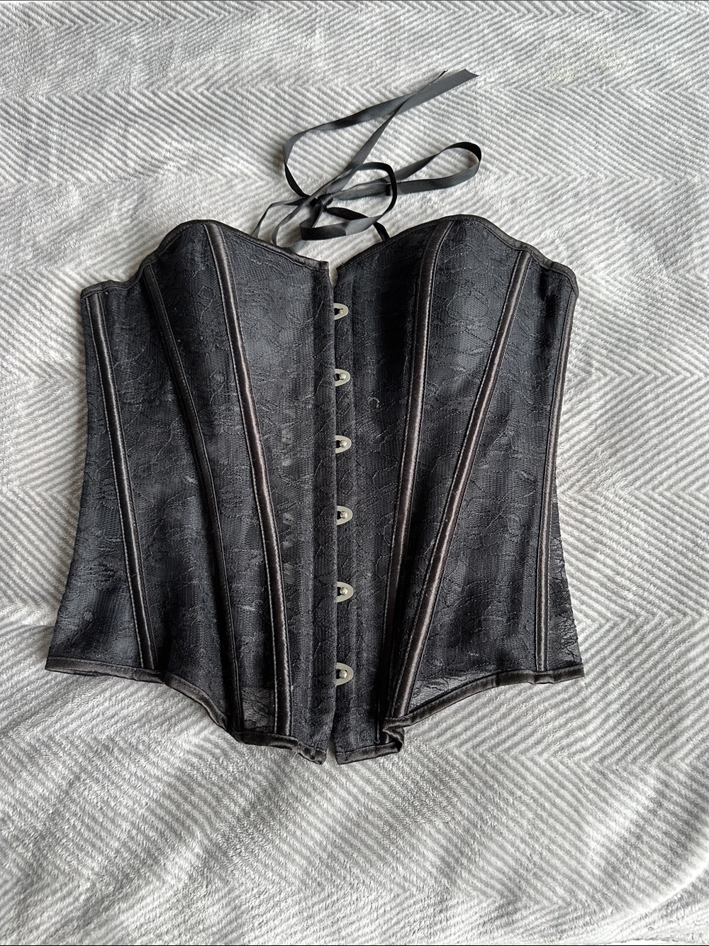 Black Lace Overbust Corset